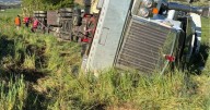 Truck rollover disrupts traffic on Hume Highway south of Gundagai