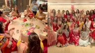 Shilpa Shetty highlights Karwa Chauth rituals at Kapoor residence, featuring Mira Kapoor and Raveena Tandon