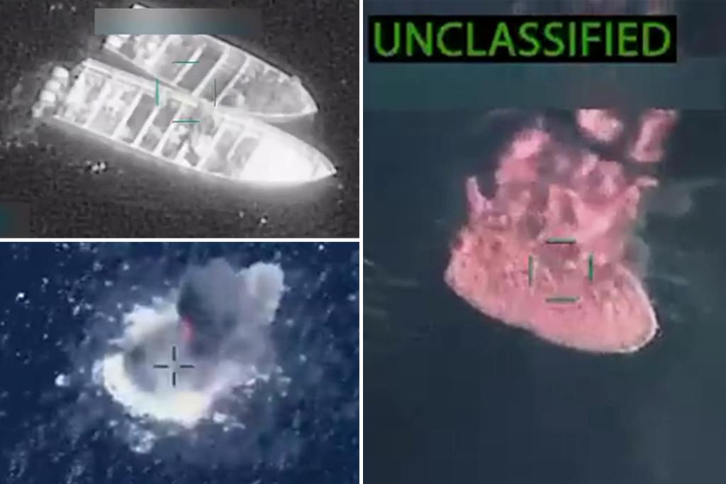 US kills 14 alleged drug traffickers in strikes on 4 boats in Eastern Pacific, Hegseth announces