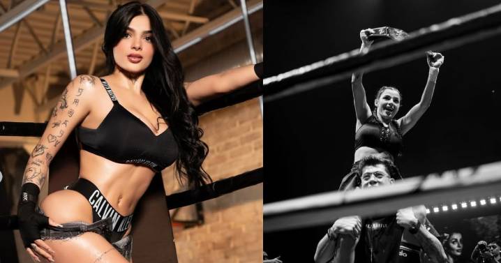 Filtran fotos y videos íntimos de Karley Ruiz tras ganar pelea de box en Colombia