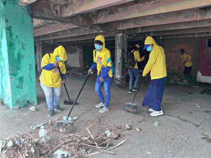 Alcaldía de Maracaibo realizó limpieza en antigua sede de la Casa del Deporte