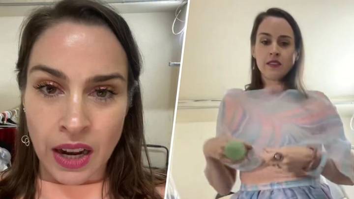 Woman's wedding outfit goes viral after boyfriend misinterprets ‘black tie': Exclusive