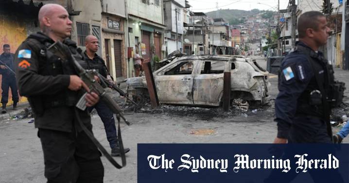 Rio de Janeiro: Dozens killed, more than 80 arrested in police raids