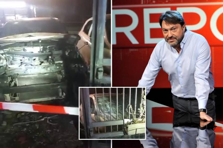 Italy journalist Sigfrido Ranucci car destroyed in targeted explosion in Pomezia