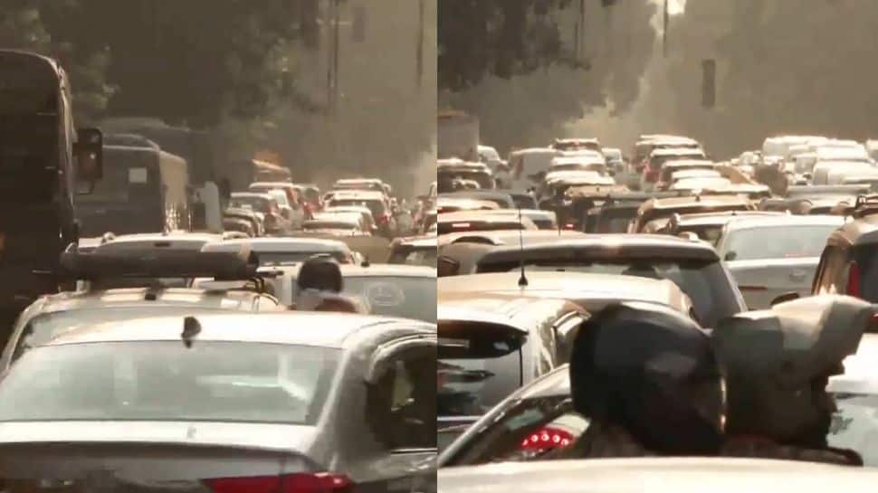 Delhi Traffic: National Capital Witnesses Heavy Traffic Congestion Amid Diwali Rush
