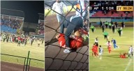 Suspenden los partidos de ida de cuartos de final tras batalla campal en estadio de Pisco