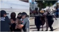 Policía de Mérida detiene a mujer en el parque Eulogio Rosado por agresión