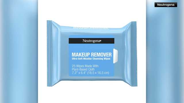 Neutrogena recalls more than 15,000 makeup wipe packages