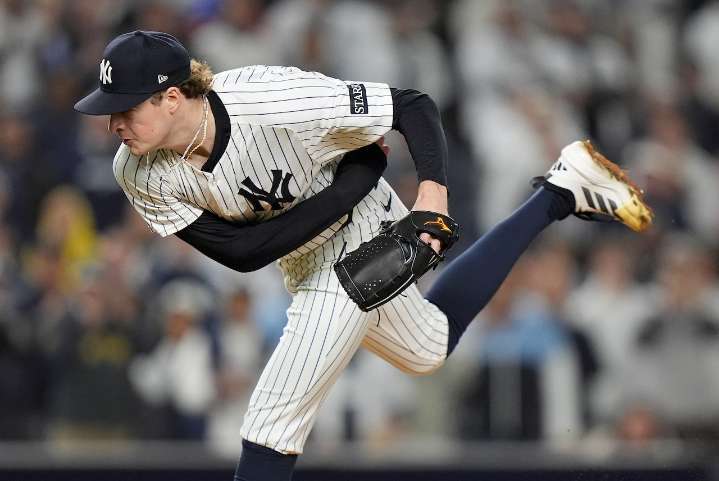 After historic outing, Yankees’ Cam Schlittler dunks on Red Sox fan for all to see