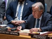 UN chief says women still too often absent from peace talks
