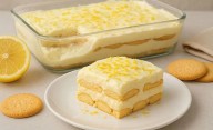 Receta de postre de limón refrescante, sin horno ni TACC