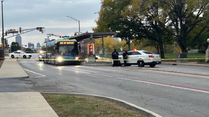 IMPD investigating shooting at north Indianapolis bus stop