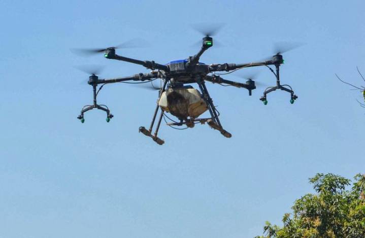 Pakistani Drone Sighted Along IB In J&K’s Samba; Security Forces Launch Search