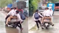 Fined bike rider confronts Mumbai cops, halts their scooter. Video goes viral