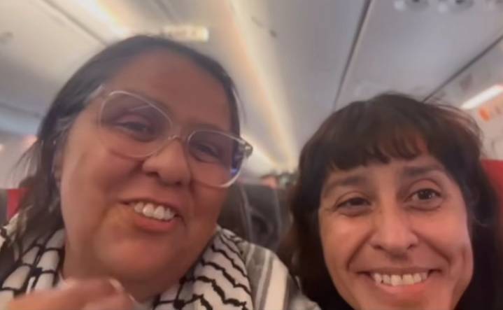 Israel liberó a chilenas que viajaban en la flotilla solidaria en apoyo a Palestina