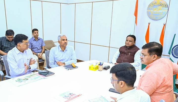 CM Majhi Reviews Rs 316 Cr Development Work At Maa Samaleswari Temple