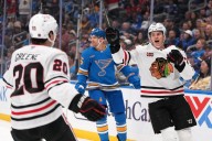 Reichel scores twice as the Blackhawks beat the Blues 8-3 while playing without Foligno – Winnipeg Free Press