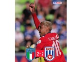 Cuba considera histórico empate con Italia en fútbol sub 20 en Chile