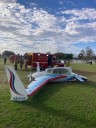 Small plane crashes in California park, injuring pilot and pedestrian, officials say