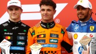 Lewis Hamilton says Oscar Piastri, Lando Norris need to be 'cut-throat' as Max Verstappen joins F1 title fight