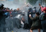 Gobierno de la CDMX reporta 16 policías hospitalizados tras ataques del bloque negro en marcha del 2 de octubre