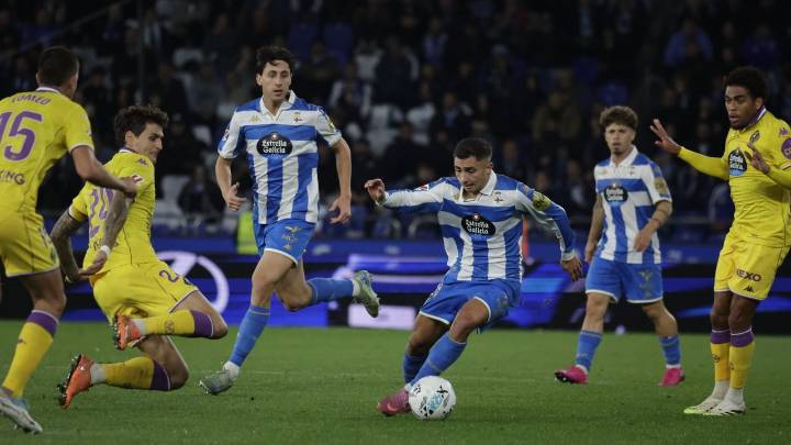 Yeremay rescata a un Dépor de mínimos ante el Valladolid: 1