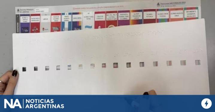 “No contempla a votantes ciegos”: una ONG hace plantillas en braille para las votaciones