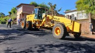 El Gobierno de Oberá ejecuta obras de cordón cuneta, entubado y asfaltado en distintos barrios