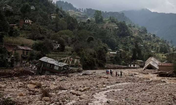 40 killed in landslides, floods triggered by downpour in Nepal