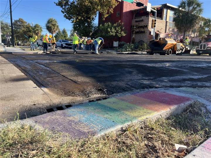 Montrose’s rainbow crosswalks are gone after Texas officials ordered their removal