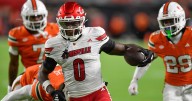 Louisville intercepts 4 of Beck's passes, tops No. 2 Miami 24-21 to end Hurricanes' home streak