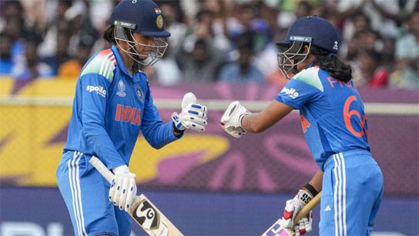 Mandhana, Rawal break records as India posts historic 330 against Australia in Women’s World Cup