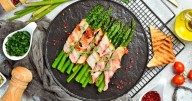 Receta de Espárragos con panceta