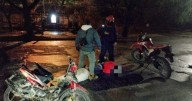 Motochorros detenidos en barrio Luján