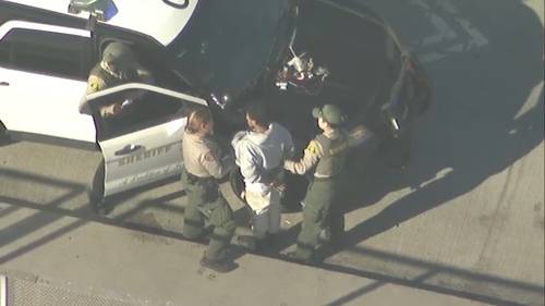 2 in custody after deputies receive reports of armed man at South LA Metro Station