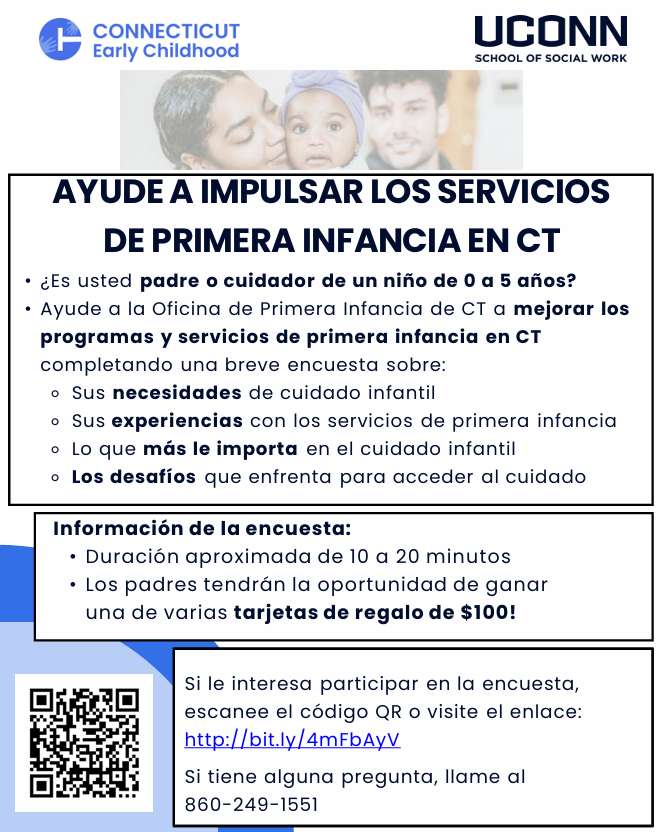 AYUDE A IMPULSAR LOS SERVICIOS DE PRIMERA INFANCIA EN CT