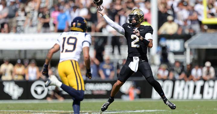 Tayven Jackson returns from injury to power UCF past West Virginia 45