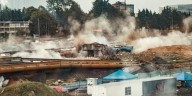 Implosión de puentes de la calle 13 con carrera 25, en Bogotá no deja afectciones 