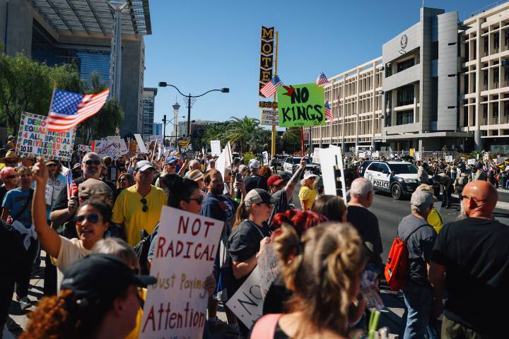 ‘No Kings’ protests in Southern Nevada | Las Vegas 