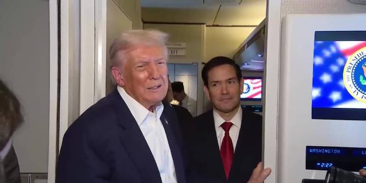 Trump says ‘it’s too bad’ he can’t run for a third term