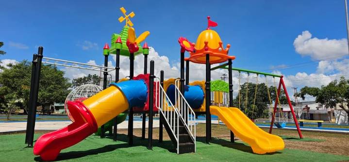 Alcaldía de Maturín llevó diversión, deporte y recreación a la escuela Caripe del sector La Cruz