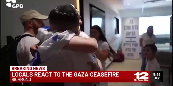 Locals react to the Gaza ceasefire