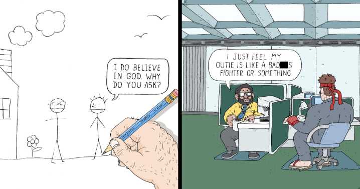 This Artist Makes Hilarious Comics Where Talking Bugs And Existential Dread Collide (14 Pics)