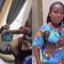 Watch video of fight between a male Nollywood producer and a female crew member during movie filming (video)