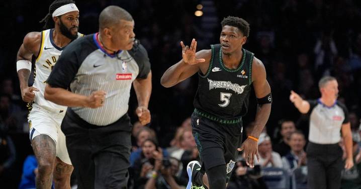 Timberwolves will be without Anthony Edwards for at least a week due to a hamstring strain