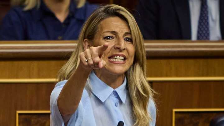 Yolanda Díaz lanza una amenaza a Díaz Ayuso por no registrar a los objetores del aborto