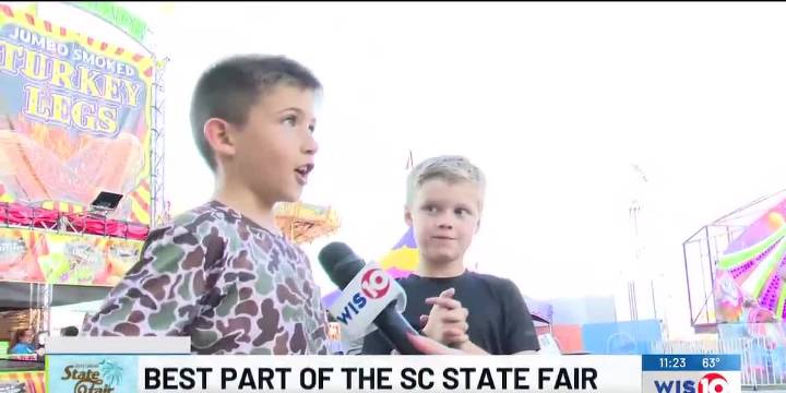 Finding out what the best part of the fair is