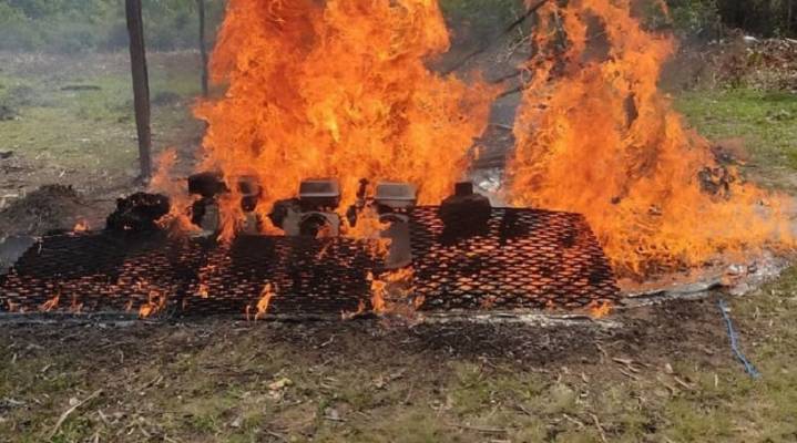FANB destruye siete campamentos y detienen a cuatro sujetos en Amazonas