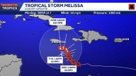 Tropical Storm Melissa brings flood risk to Haiti, Dominican Republic and Jamaica