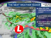 Chilly with building clouds Sunday ahead of much